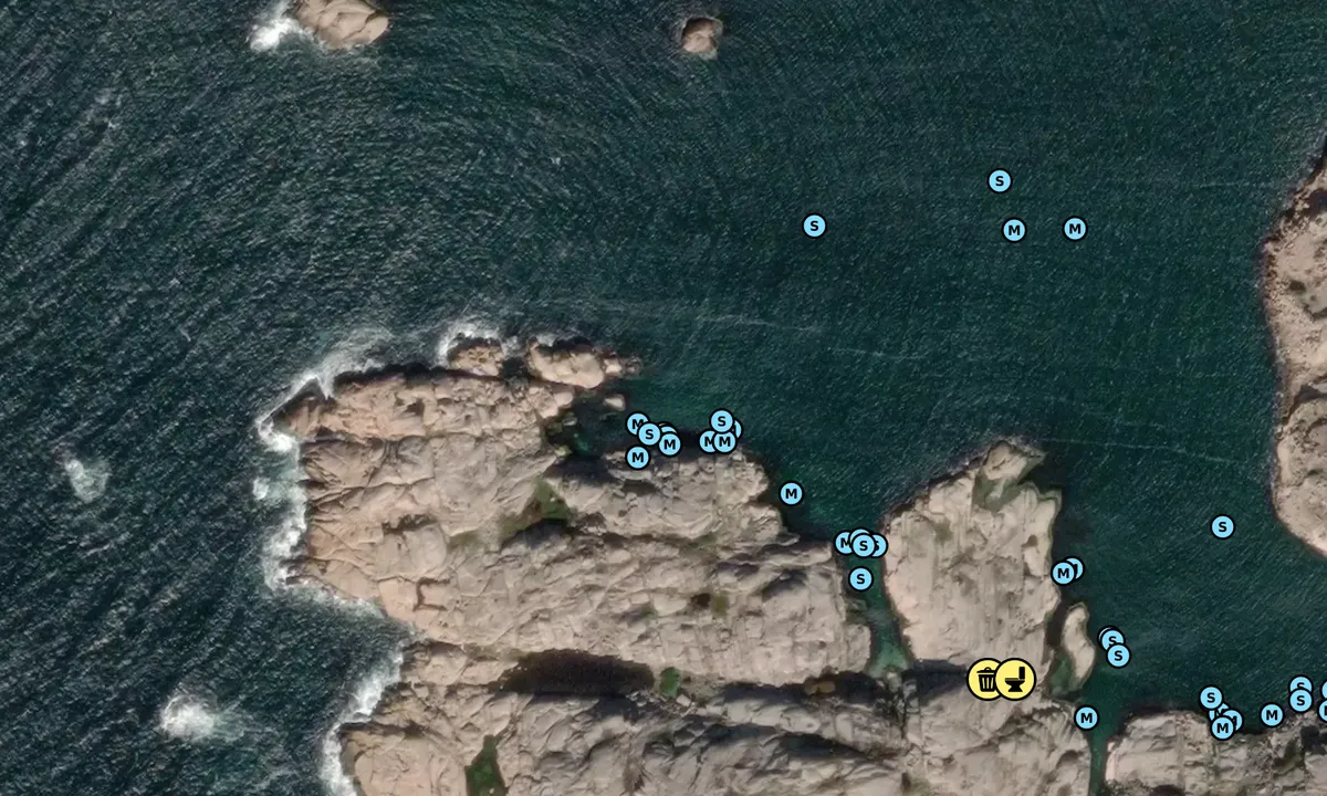 Satelite image of Yttre Huö