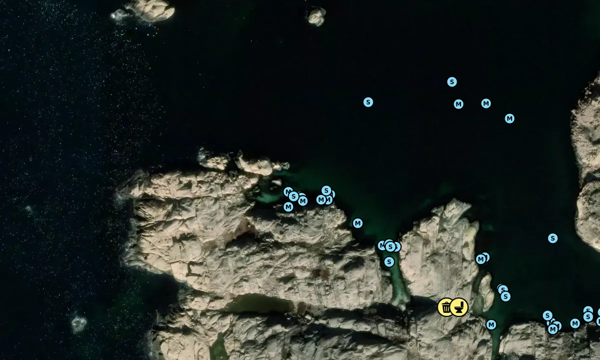 Satelite image of Yttre Huö