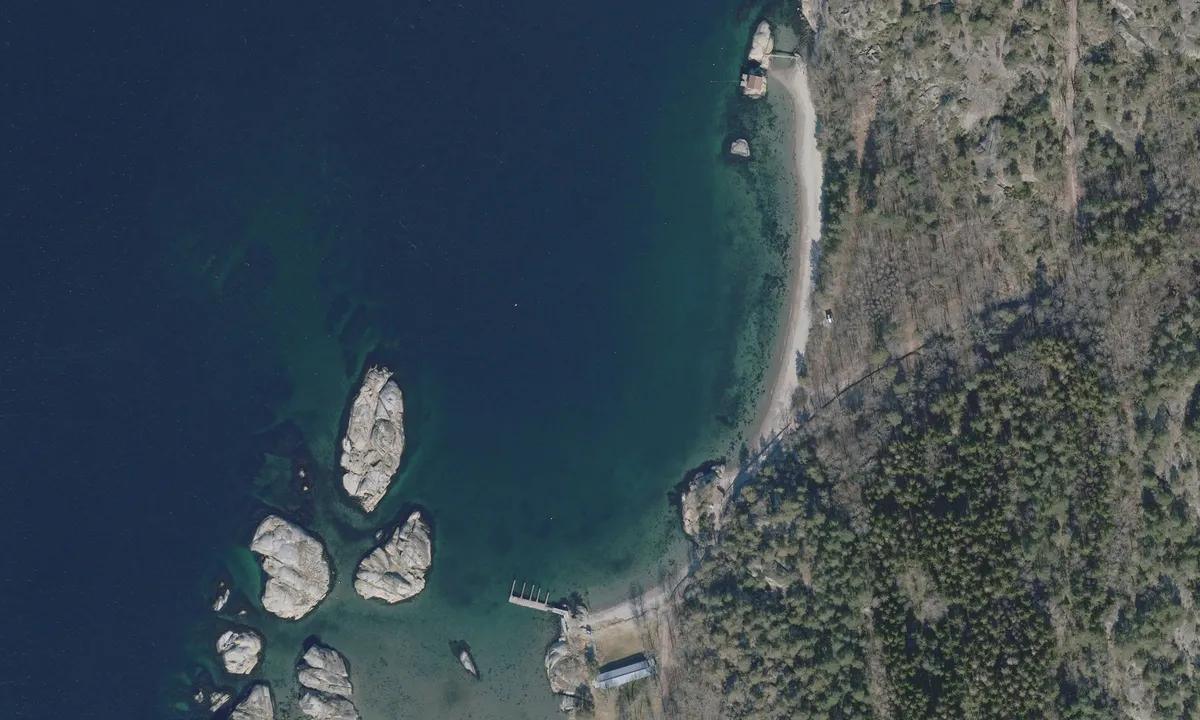 Flyfoto av Yxney - Sandefjord