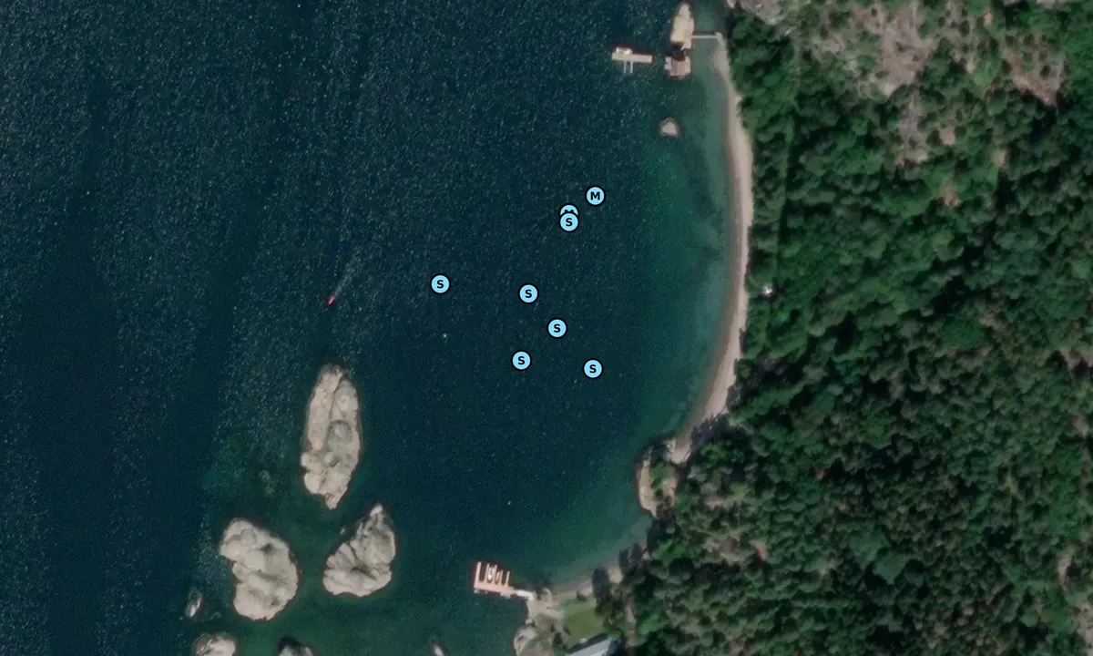 Satelite image of Yxney - Sandefjord