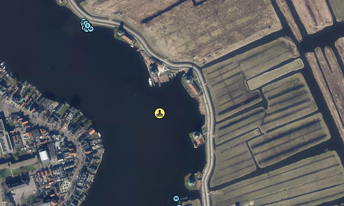 Satelite image of Zaanse Schans Anchoring