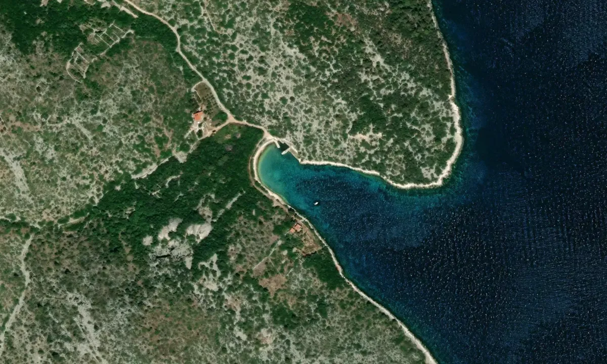 Flyfoto av Zaliv Ovca