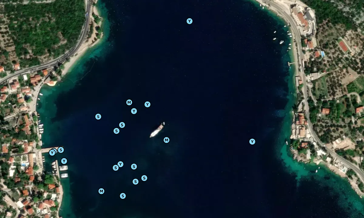 Satelite image of Zaton - Općina Dubrovnik