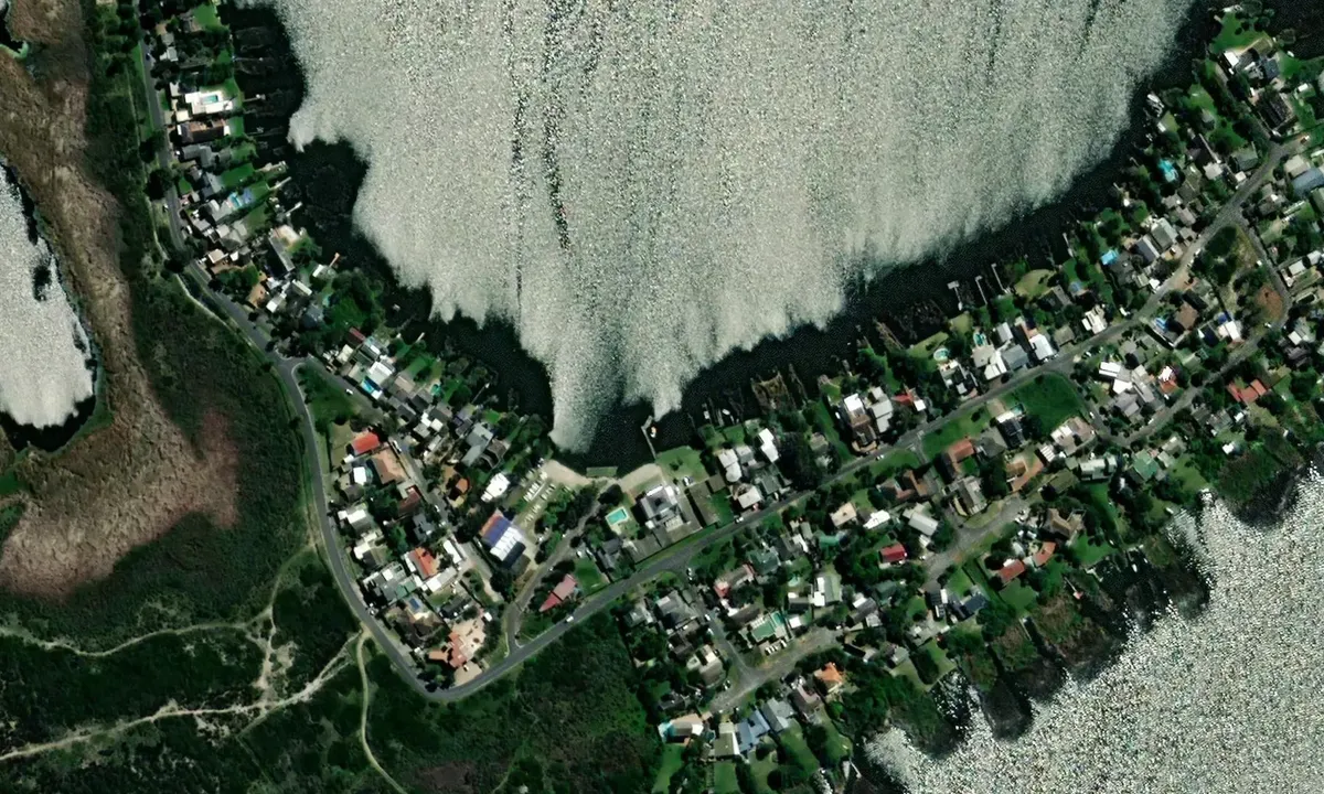 Satelite image of Zeekoe Vlei Yacht Club