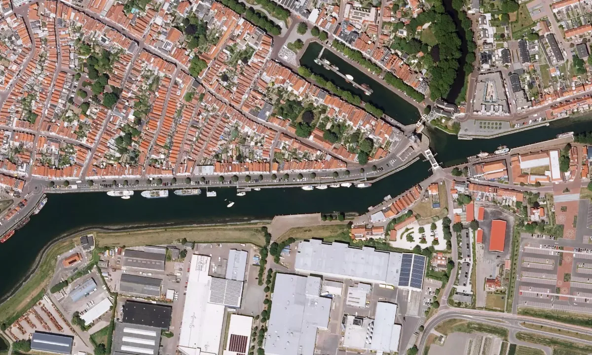 Flyfoto av Zierikszee