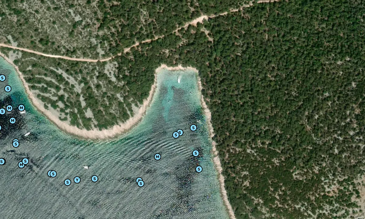 Satelite image of Zirje 1