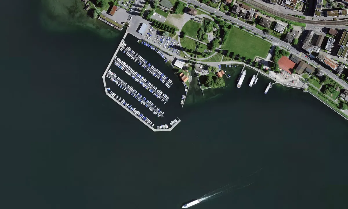 Flyfoto av Zug Marina (Hafen)
