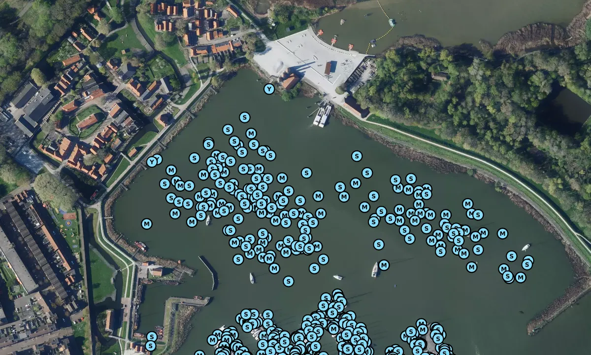 Satelite image of Zuiderzee Anchorage